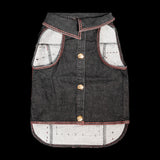 Freak on a Leash x Ashton Michael Patch Denim Dog Vest