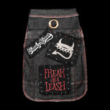 Freak on a Leash x Ashton Michael Patch Denim Dog Vest