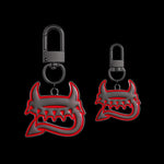 Foal Metal Collar Logo Leash Charm. Size Small & Large.