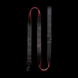 Foal Leather Repeat Logo Leash (RED EDGE). Size L/XL.