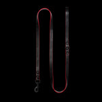 Foal Leather Repeat Logo Leash (RED EDGE). Size S/M.