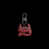 Metal Collar Logo Charm